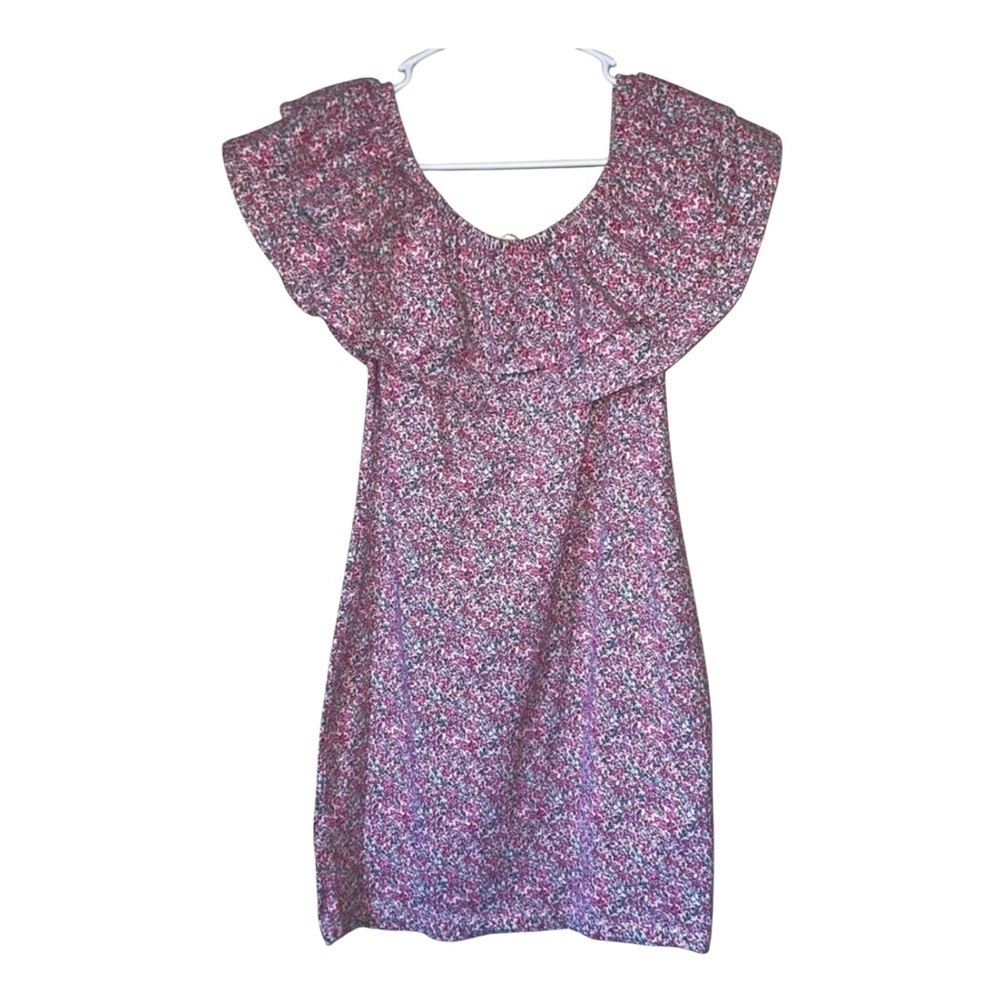 H&M Tiered Bodycon Floral Mini Dress Size Small